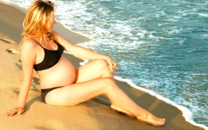 Banho de sol na gravidez também é um dos exercícios visuais de crianças.