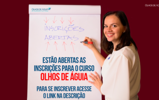 As inscrições para a turma extra do curso Olhos de Águia (a última de 2018) estão oficialmente abertas! Então, corra e aproveite, pois as matrículas são por tempo limitado.